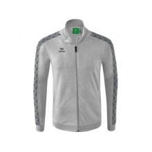 Erima Kurtka sportowa Essential Team Tracktop - wygodna, ściągacze, kieszenie boczne - jasnoszary/szary mężczyźni